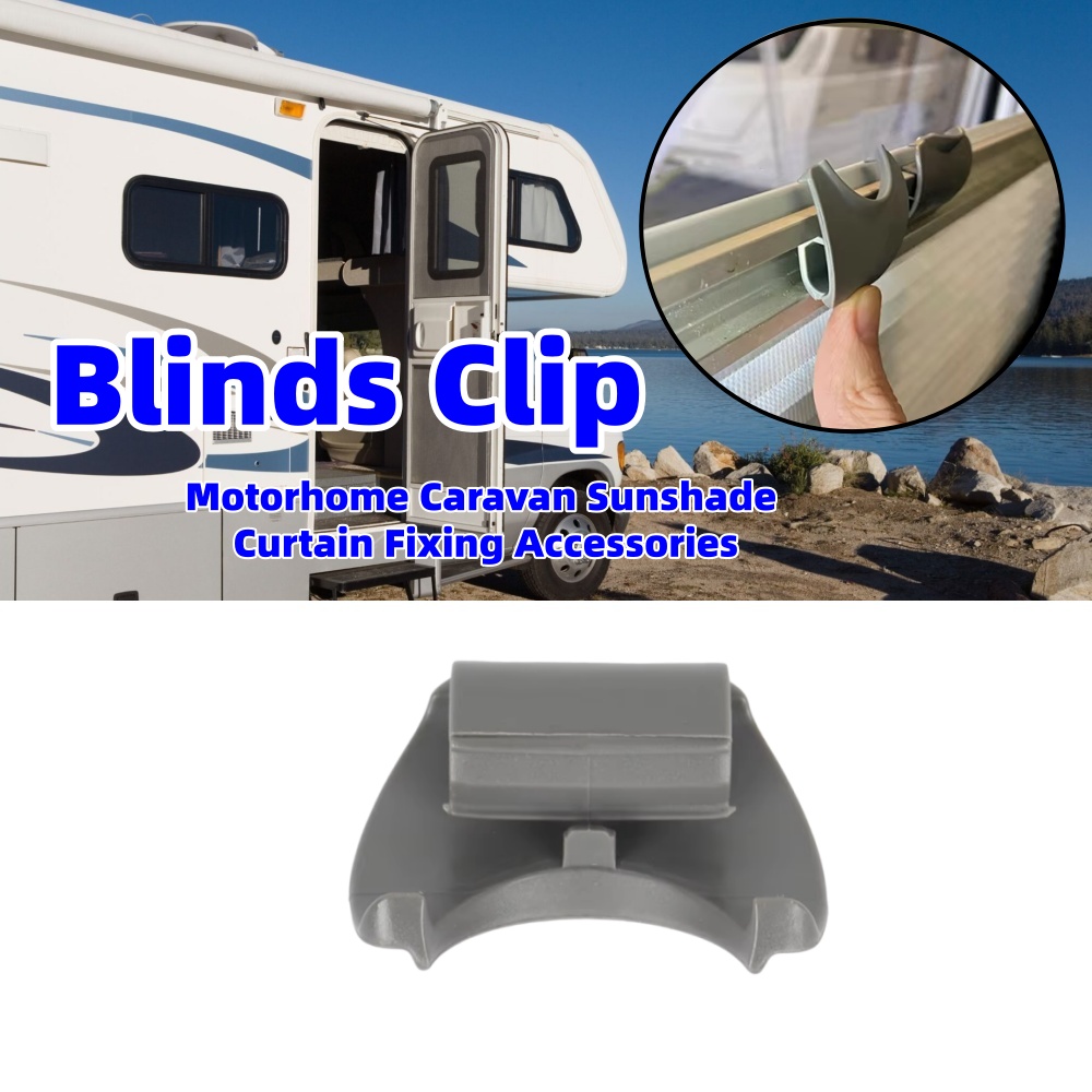 Curtain Curtain - 1 Stück Jalousie-Clip Plissee-Fensterrollo Fliegengitter-Befestigungsclip Wohnmobil