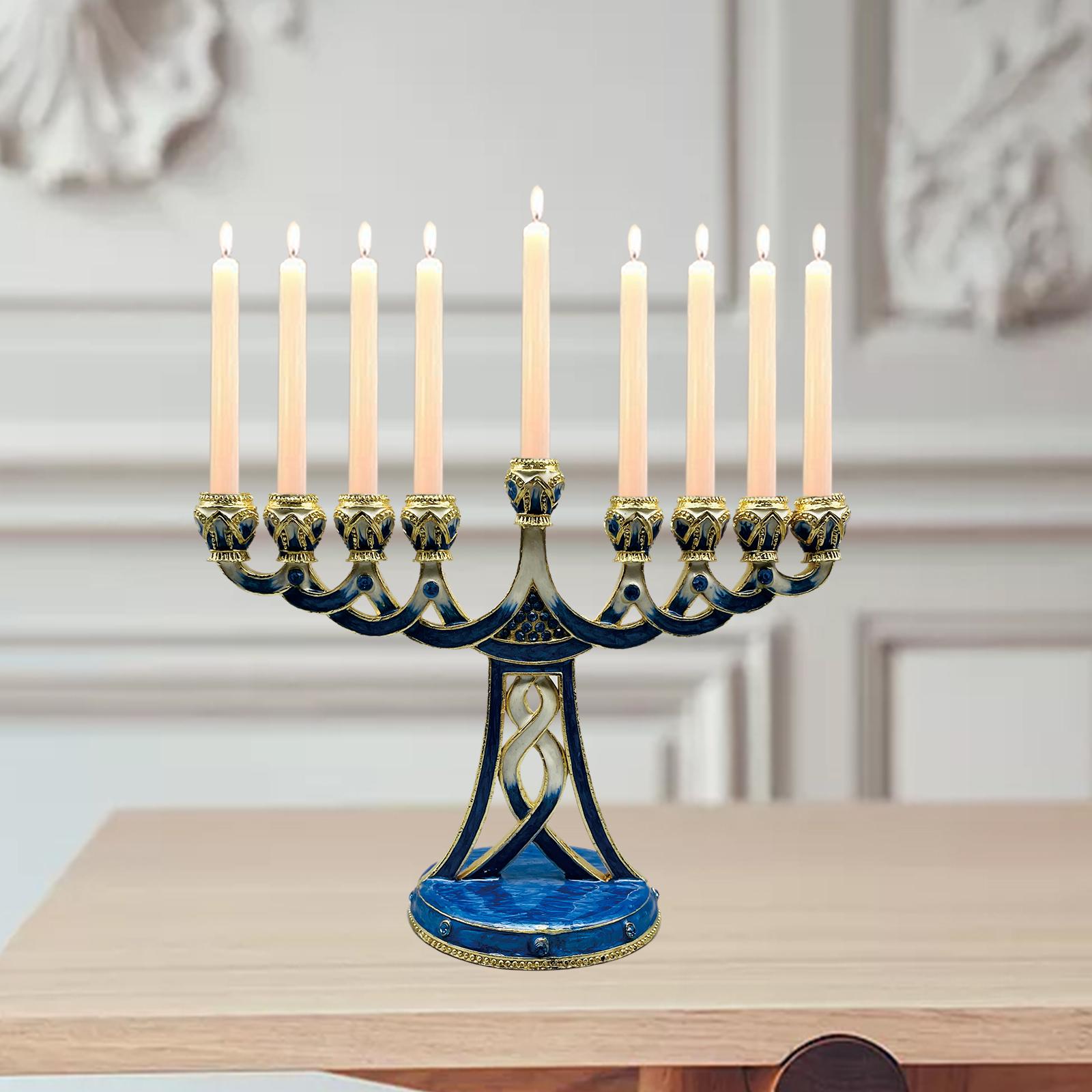 Emaillierter Menora-Kerzenhalt – Candle Holder Decor Bewertung und Preis