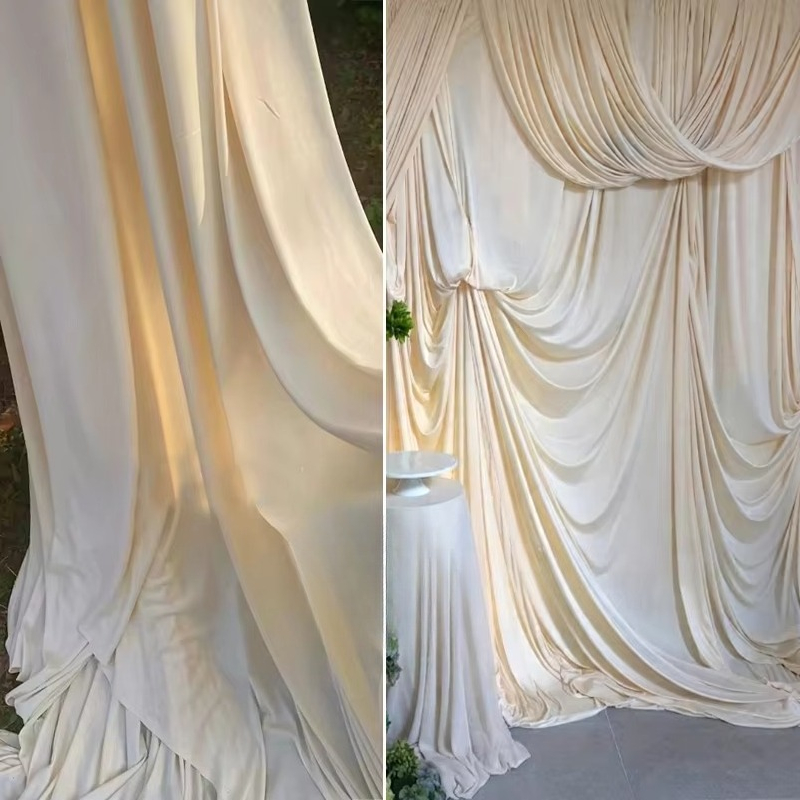Weißer Kaffee-Milch-Seiden-Str – Curtain Curtain Bewertung und Preis