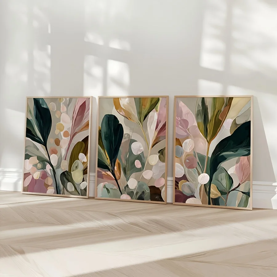 Großformatiges 3-teiliges Set  – Abstract Canvas Set Bewertung und Preis