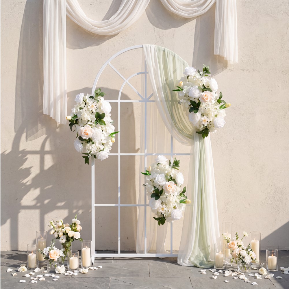 Uflower Rosen-Grün-Blumenreihe – Table Runner Bewertung und Preis